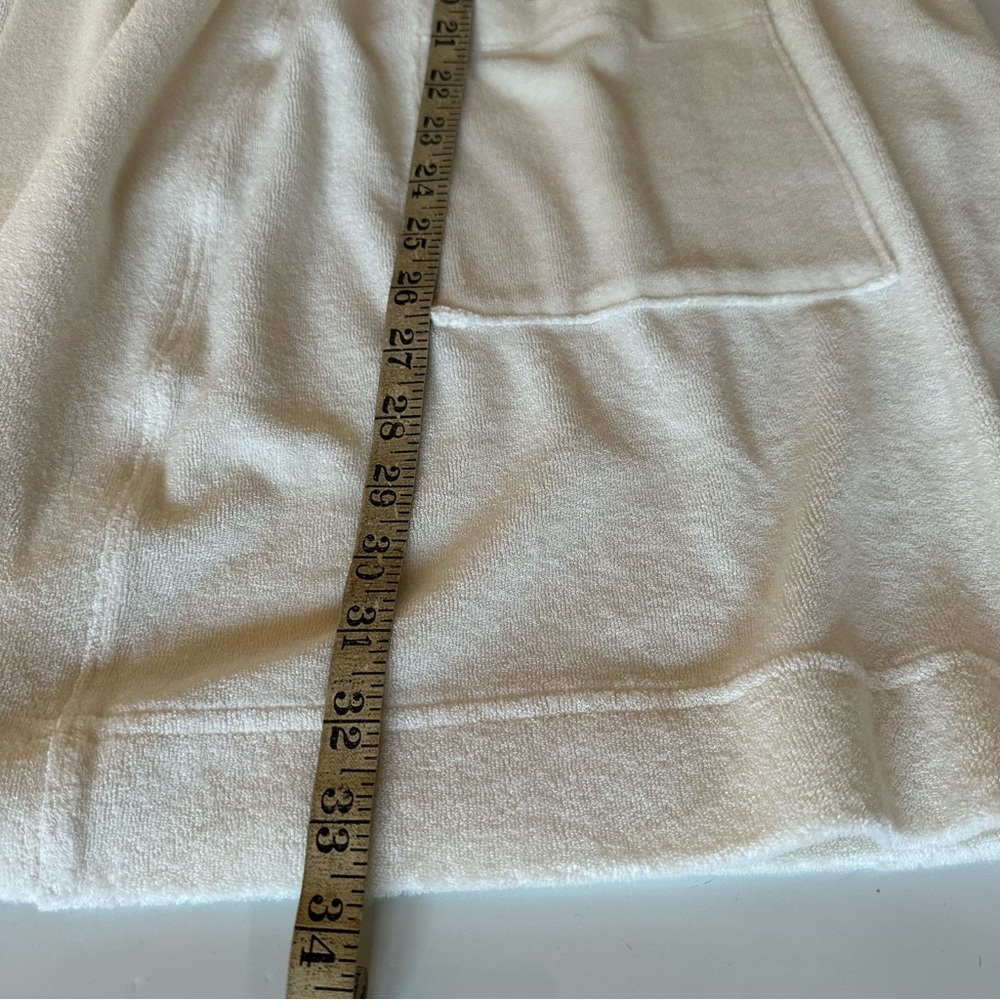 Brownlee Terry Cream Robe Size M/L - Picture 12 of 14